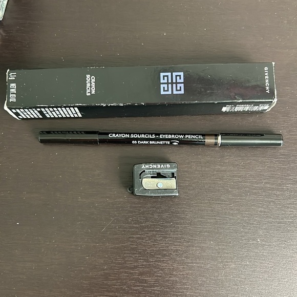 Givenchy Bundle Eyebrow Pencil, Sharpener, Lip Color, Lash Pearls Leather 4 NEW - Picture 2 of 6